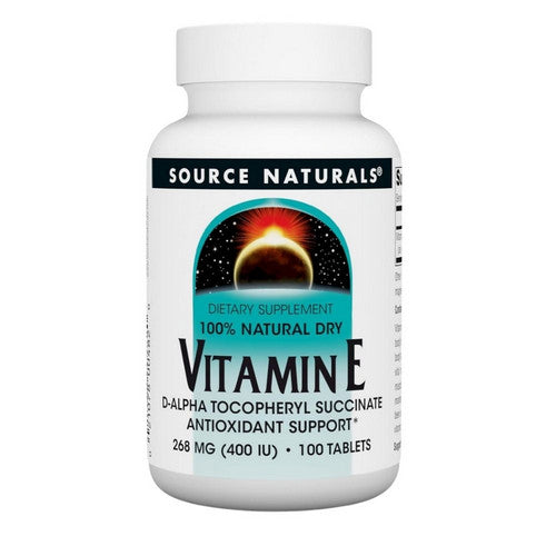 Vitamin E 100 Tabs by Source Naturals