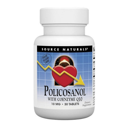 Policosanol w/CoQ10 30 Tabs by Source Naturals