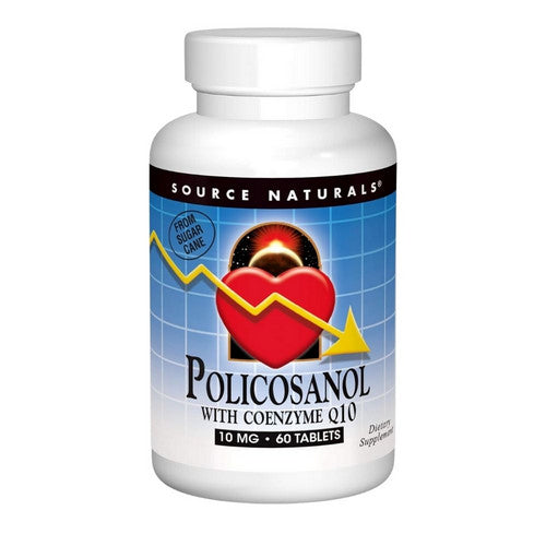Policosanol w/CoQ10 60 Tabs by Source Naturals