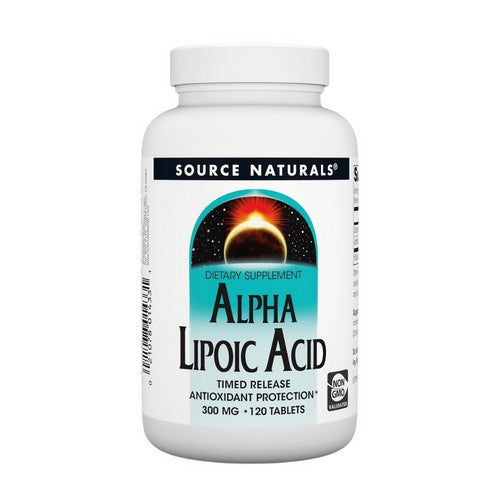 Alpha Lipoic Acid Timed Release 120 Tabs by Source Naturals