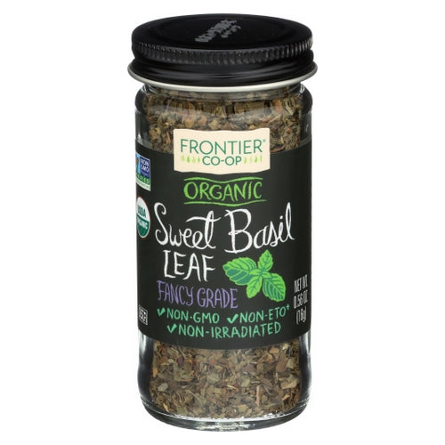 Organic Sweet Basil Spice Leaf Flakes 0.56 by Frontier Herb