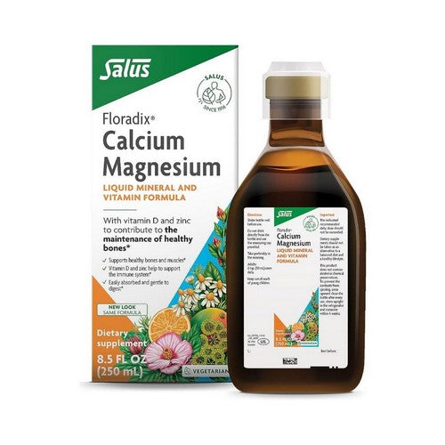 Floradix Calcium and Magnesium Liquid 8.5 Oz by Gaia Herbs