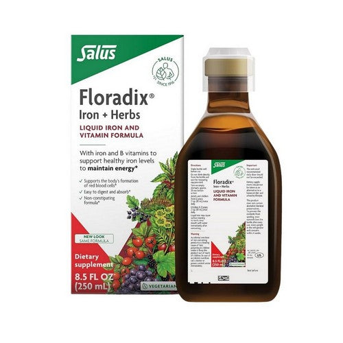 Floradix Iron & Herbs Liquid 8.5 Oz by Gaia Herbs