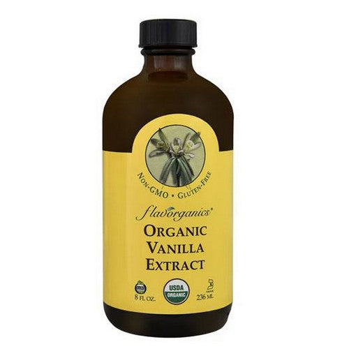 Oganic Vanilla Extract 8 Oz by Flavorganics