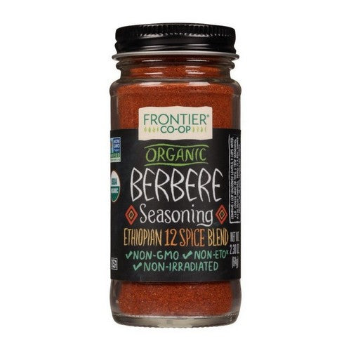 Organic Berbere Seasoning Ethiopian 12 Spice Blend 2.3 Oz by Frontier Herb