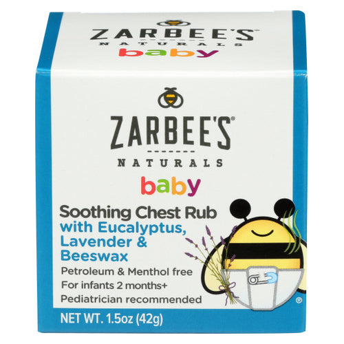 Baby Soothing Chest Rub 1.5 Oz by Zarbees