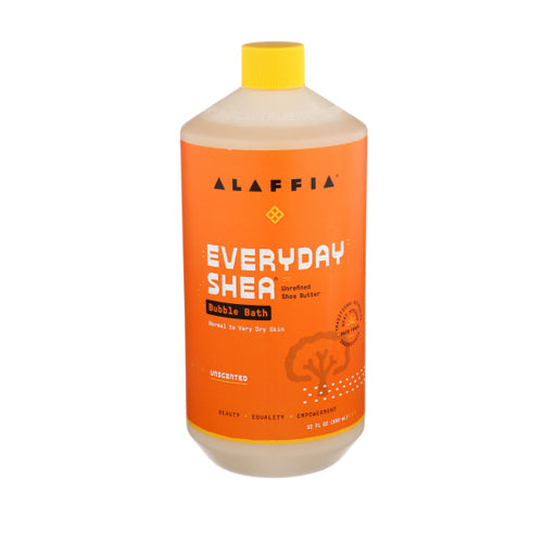 Everyday Shea Bubble Bath Unscented 32 Oz by Alaffia