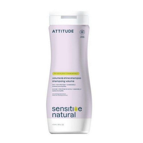 Natural Shampoo Soothing & Volumizing Chamomile 16 Oz by Attitude