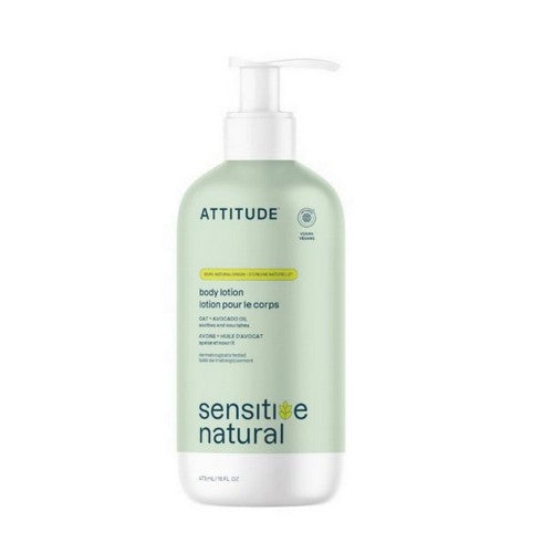 Natural Body Lotion Avocado 16 Oz by Attitude