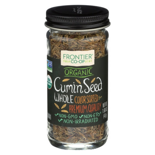Organic Cumin Seed Whole 1.68 Oz by Frontier Herb