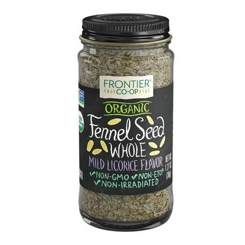 Organic Fennel Seed Whole 1.27 Oz by Frontier Herb