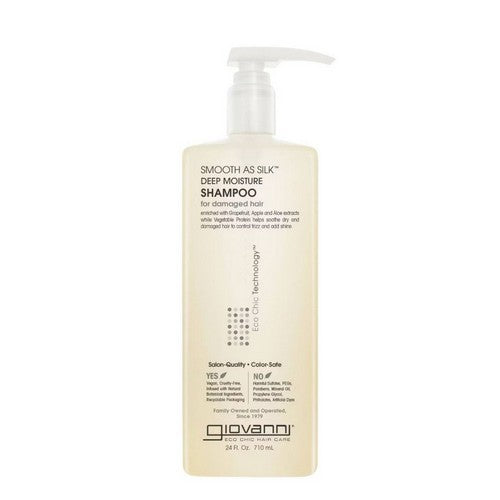 Smooth As Silk Deep Moisture Shampoo 24 Oz by Giovanni Cosmetics