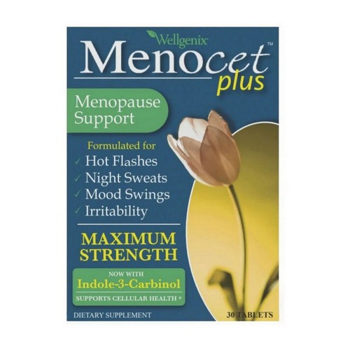 Menocet Plus Menopause Support 30 Tabs by Wellgenix Health