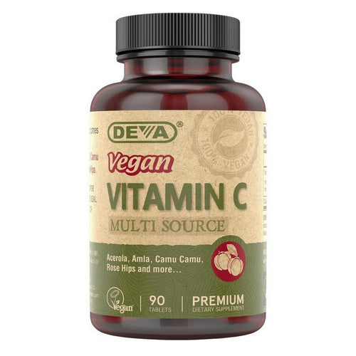 Vegan Vitamin C Multi Source 90 Tabs by Deva Vegan Vitamins