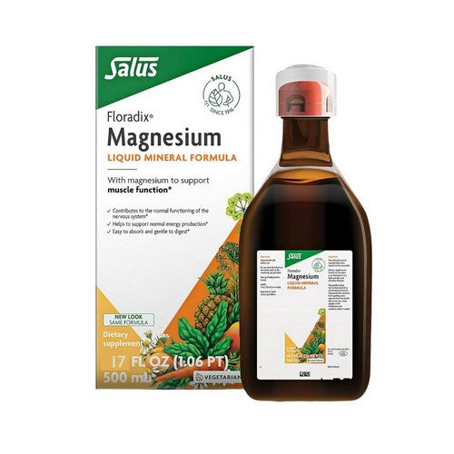 Floradix Magnesium Liquid 17 Oz by Gaia Herbs