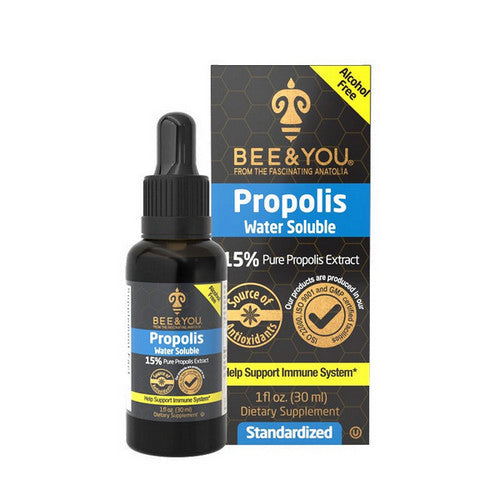 Propolis Extract Water Soluble 1 Oz by Bee & You
