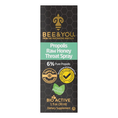 Propolis Throat Spray 1 Oz by Bee & You
