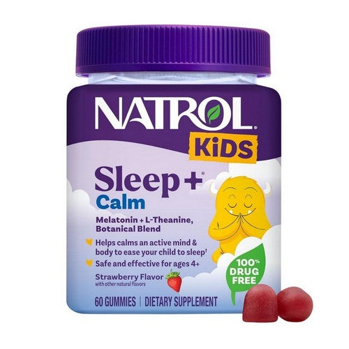 Kids Sleep Plus Calm Strawberry 60 Gummies by Natrol