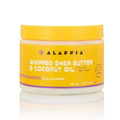 Whipped Shea Butter & Coconut Oil Wild Lavender 4 Oz by Alaffia