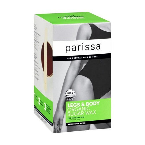 Organic Sugar Wax For Legs And Body For Sensitive Skin 8 Oz by Parissa