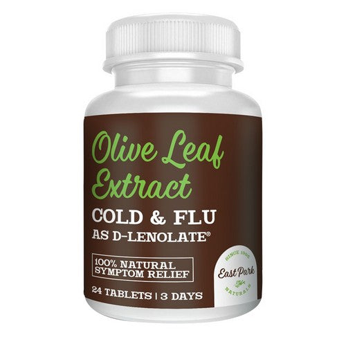 Olive Leaf Extract Cold & Flu 24 Tabs by East Park Naturals