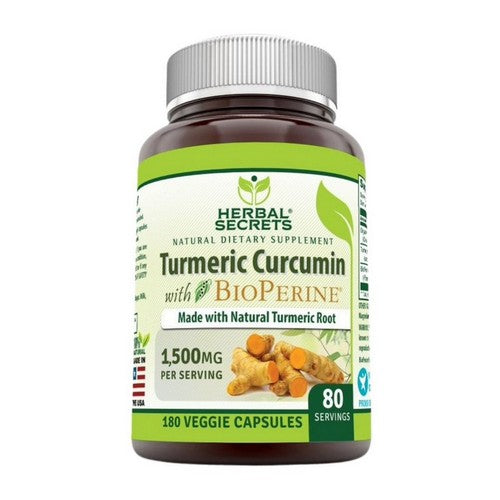 Turmeric Curcumin With Bioperine 180 VegCaps by Amazing Nutrition