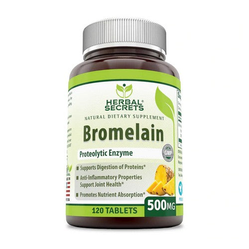 Herbal Secrets Bromelain 120 Tabs by Herbal Secrets