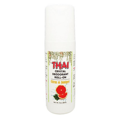 Thai Deodorant Roll On Citrus Juniper 3 Oz by Thai Deodorant Stone