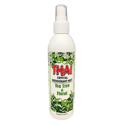 Thai Deodorant Mist Tea Tree Floral 8 Oz by Thai Deodorant Stone