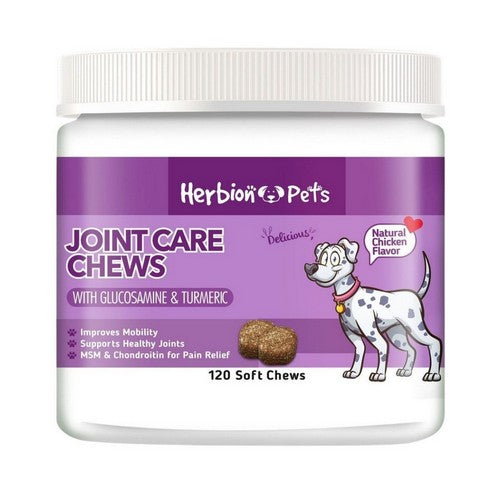 Joint Care Dog Chews 120 Chews by Herbion Naturals