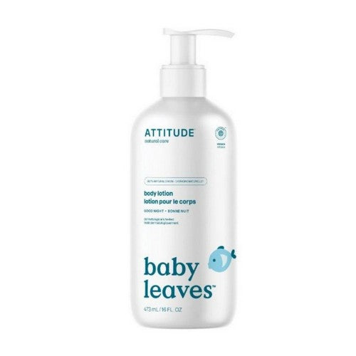 Baby Leaves Body Lotion Night Almond Milk 16 Oz by Attitude
