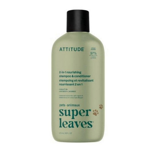 Nourishing 2 in 1 Shampoo & Conditioner Lavender 16 Oz by Attitude