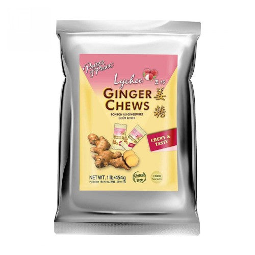 Lychee Ginger Chews 1 Lb by Prince Of Peace