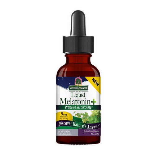 Liquid Melatonin+ Natural Vanilla and Orange Cream 2 Oz by Nature's Answer
