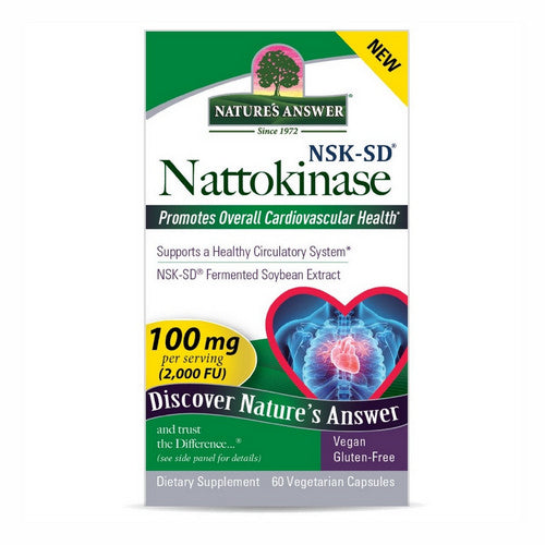 Nattokinase 60 Veg Caps by Nature's Answer