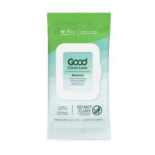 Rebalance Cleansing Wipes Bulk Pack 30 Count by Good Clean Love