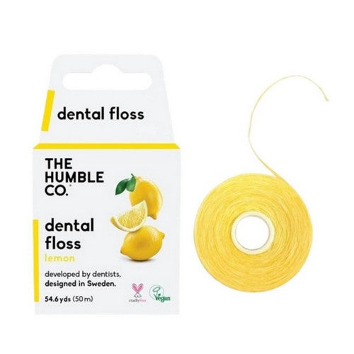 Dental Floss Lemon 50 M 54.6 Yards by The Humble Co