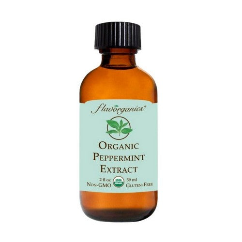 Organic Peppermint Extract 2 Oz by Flavorganics