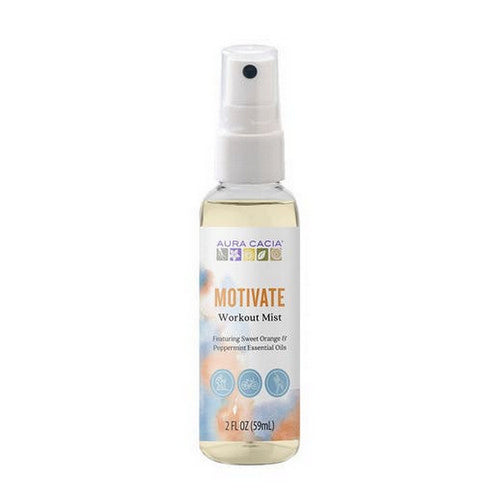 Workout Mist Motivate 2 Oz by Aura Cacia