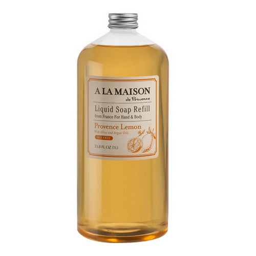 French Liquid Hand Soap Refill Lemon 33.8 Oz by A La Maison