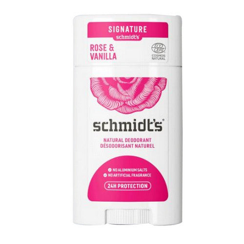 Natural Deodorant Rose and Vanilla 2.65 Oz by Schmidt's Deodorant
