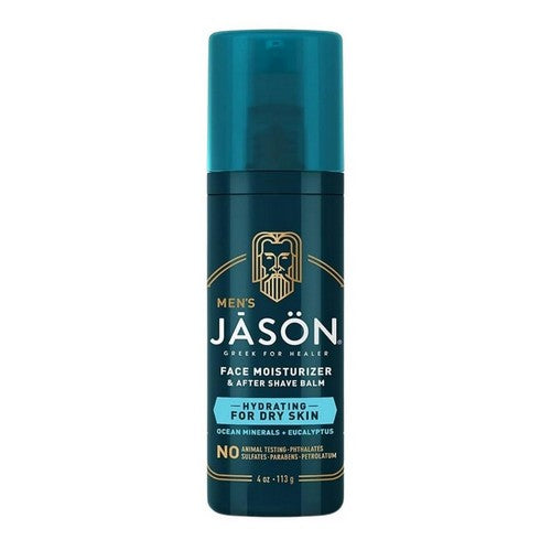 Men'S Face Moisturizer After Shave Balm Hydrating For Dry Skin 4 Oz by Jason Natural Products