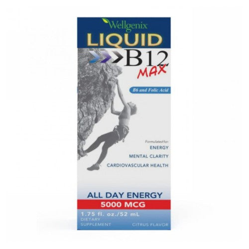 BioAvailable B12 Max 1.75 Oz by Wellgenix Health