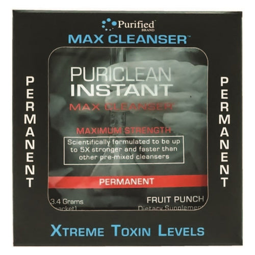 Cleanse Max Max Permanent Cleanse Fruit Punch 7 Packets by Purified