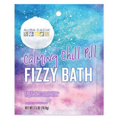 Fizzy Bath Packet Calming Chill Pill 2.5 Oz by Aura Cacia