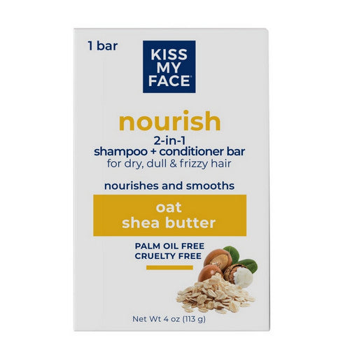 Nourish Shampoo Bar & Conditioner 4 Oz by Kiss My Face