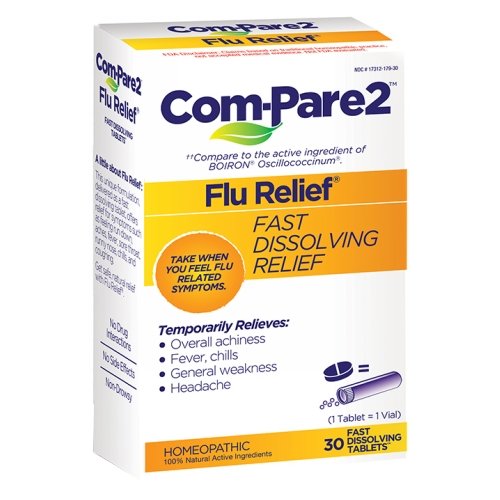 Flu Relief Fast Dissolving 30 Tabs by Com-Pare2