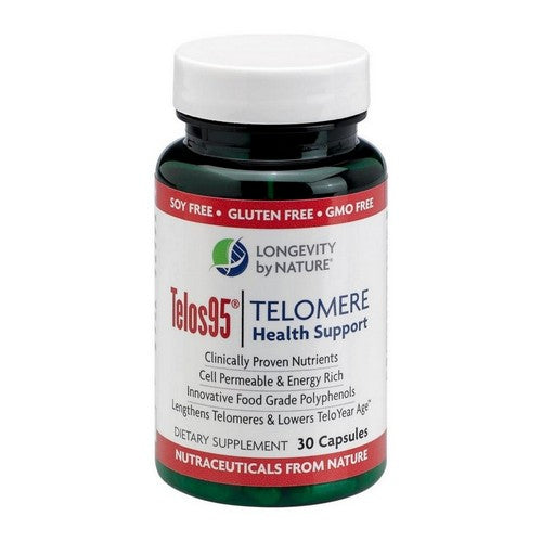 By Nature Telos95 Telomere Health Support 30 Caps by Longevity by Nature