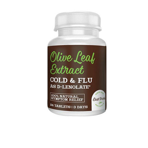 Olive Leaf Extract Cold & Flu 24 Tabs by East Park Naturals
