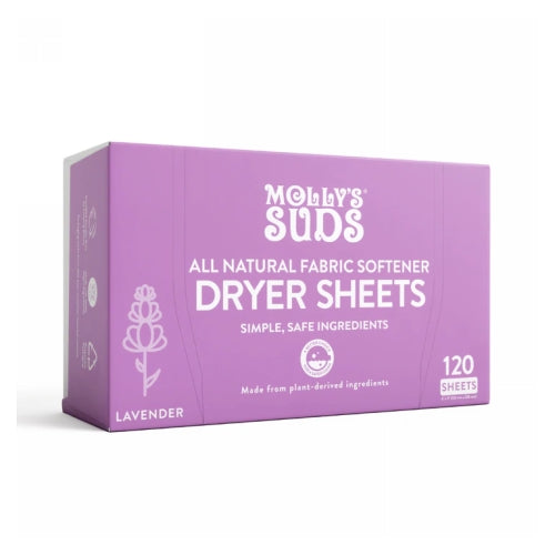 Dryer Sheets Lavender 120 Loads by Molly's Suds